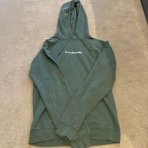 Super cute hoodie that says “I hope you have a good day”